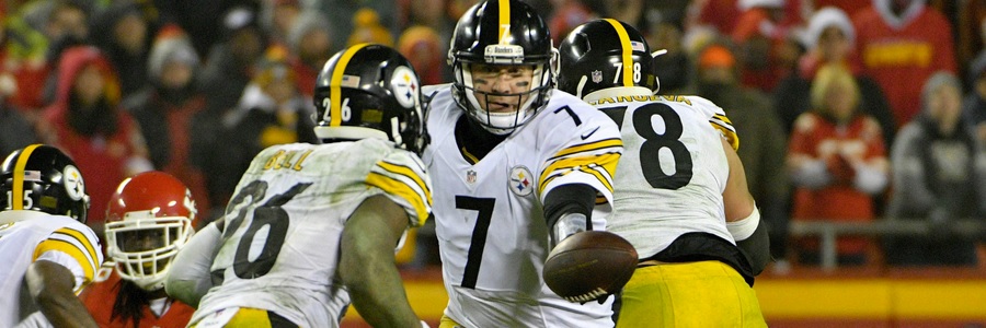 Despite playing on the road, the Pittsburgh Steelers are the NFL Betting favorites against the Ravens.